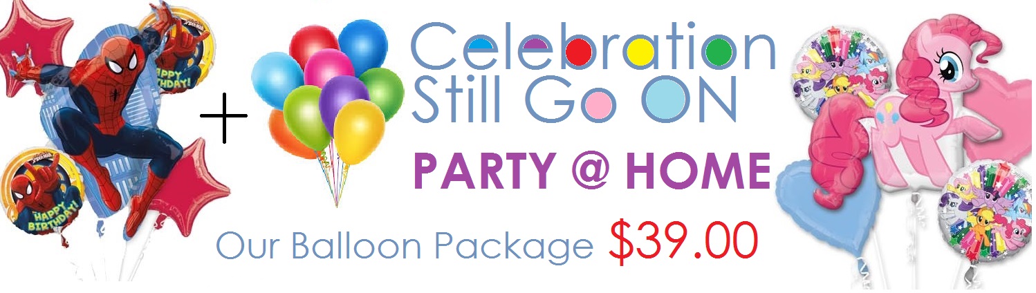 Party at Home Balloon Package